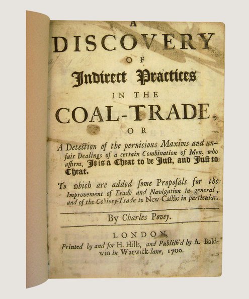  A Discovery of Indirect Practices in the Coal-Trade  Povey, Charles