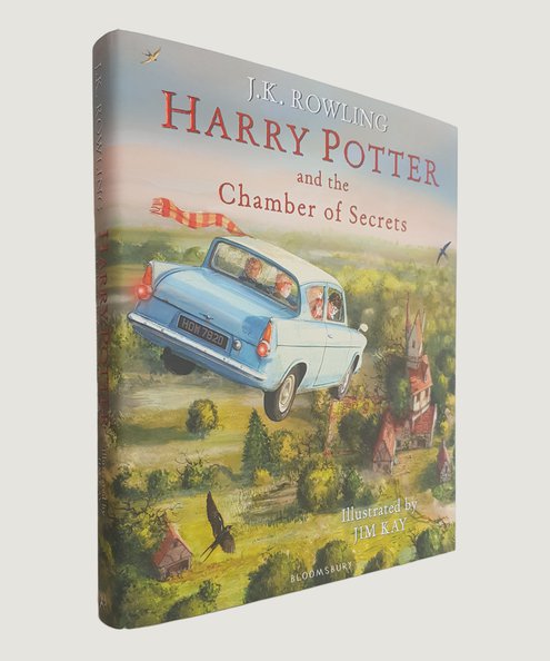  Harry Potter and the Chamber of Secrets [Illustrated Edition] - with ORIGINAL FULL PAGE ILLUSTRATION by Jim Kaye  Rowling, J. K.