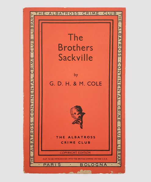  The Brother's Sackville.   Cole, G. D. H; Cole, M.
