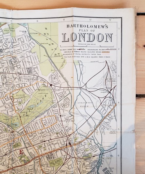  The Survey Plan & Guide to London: With Index to Streets.  Bartholomew, John.