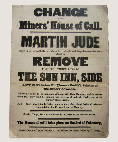  Change of the Miners' House of Call [Coal Mining Broadside].  