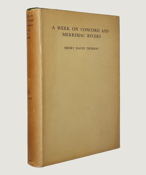  A Week on the Concord and Merrimac Rivers.  Thoreau, Henry David.