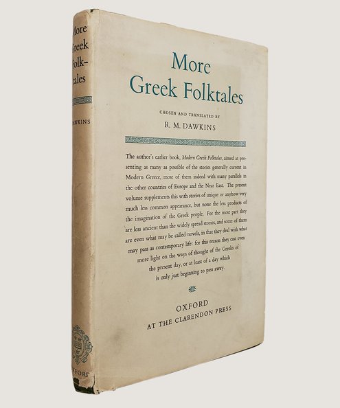  More Greek Folktales.  Dawkins, R. D., (compiler/translator).