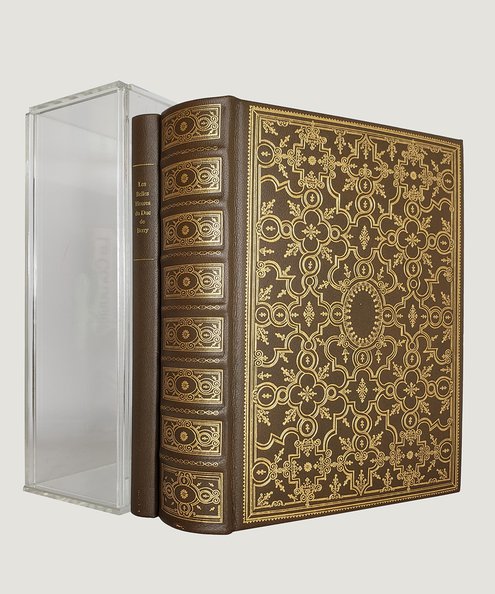 Les Belles Heures du Duc de Berry [with] Les Belles Heures du Duc de Berry [English commentary] [2 volume Fine Art Facsimile boxed set].  Meiss, Millard; Beatson, Elizabeth H & Plummer, John (commentary).
