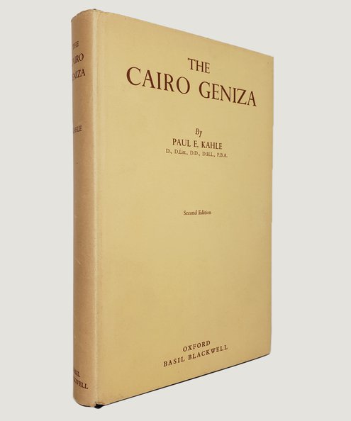  The Cairo Geniza  Kahle, Paul E