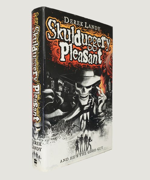  Skulduggery Pleasant [SIGNED, with original doodle].  Landy, Derek.