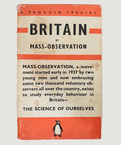  Britain by Mass-Observation.  Madge, Charles & Harrison, Tom.