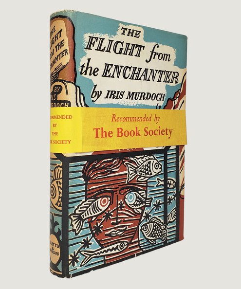 <strong>First edition of Murdoch’s second novel.</strong> The Flight from the Enchanter.  Murdoch, Iris.