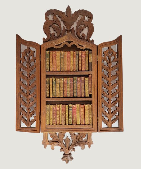  The Complete Works [Ellen Terry Shakespeare, complete in 40 volumes in wooden display cabinet].   Shakespeare, William.