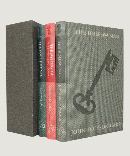  The Locked-Room Mysteries: The Four Just Men [with] The Mystery of the Yellow Room [and] The Hollow Man.  Wallace, Edgar; Leroux, Gaston & Carr, John Dickson.
