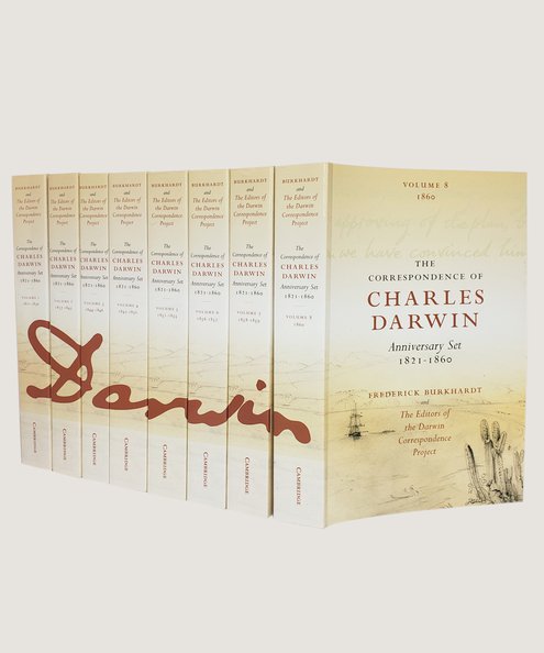  The Correspondence of Charles Darwin Anniversary Set 1821-1860 [8 volume set].  Darwin, Charles & Burkhardt, Frederick [editor, and] Editors of the Darwin Correspondence Project.