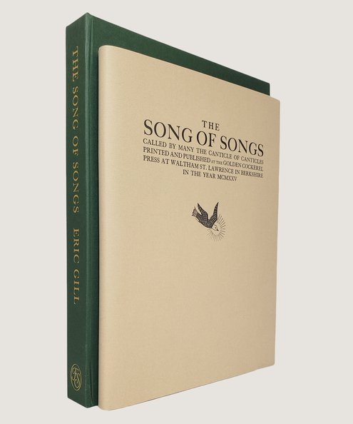  The Song of Songs:  Gill, Eric [illustrator].