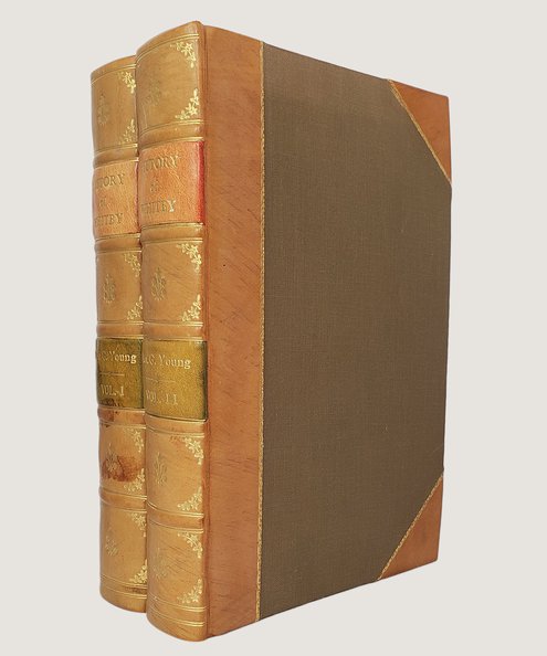 [From the library of Abel Chapman] A History of Whitby and Streoneshalh Abbey  Young, George