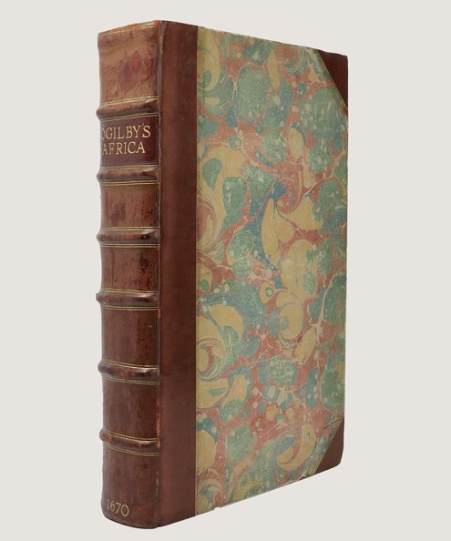  Africa; Being an Accurate Description of the Regions of AEgypt, Barbary, Lybia, and  Billedulgerid, the Land of Negroes, Guinee, Athiopia, and the Abyssines; with all the adjacent 2 - C - islands, either in the Mediterranean, Atlantick, Southern or Oriental Sea, belonging thereunto.  Ogilby, John.