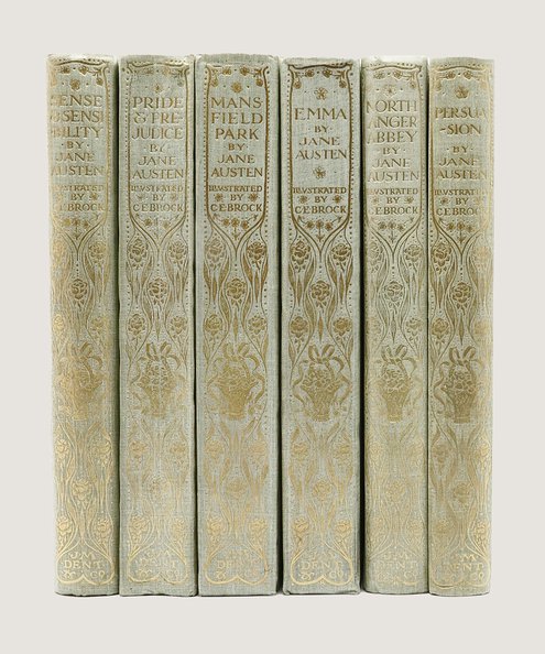  The Complete Works: Sense and Sensibility, Pride and Prejudice, Mansfield park, Emma, Northanger Abbey, Persuasion.   Austen, Jane., & Brock, C. E. (illus.).