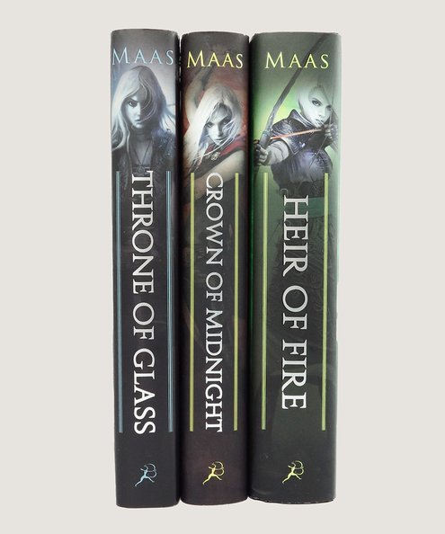  Throne of Glass [with] Crown of Midnight [and] Heir of Fire. [Author’s first three books as first editions]  Maas, Sarah J.