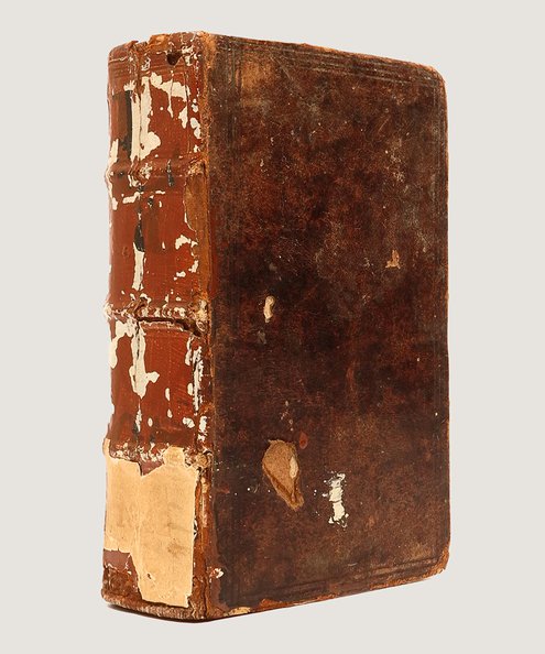  Geographia Generalis, In qua Affectiones Generales Telluris, explicantur Summâ curâ quam plurimis in locis Emendata, & XXXIII. Schematibus Novis, Aeri incisis una cum Tabb. aliquot quae desiderabantur Aucta & Illustrata Ab Isaaco Newton, Math. Prof Lucasiano apud Cantabrigienses. Editio Quarta Auctior & Emendatior Cum Indice Capitum Et Propositionum Cum Privilegio Eletoris Saxoniae. [The first German edition of Newton’s earliest published work].  Varenius, Bernhardus, and Newton, Isaac.