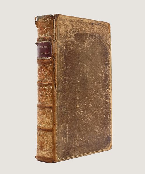  ON HOLD (Sa) The Decameron, or Ten Days Entertainment of Boccace.  Boccacio; [Balguy, Charles (trans.)].