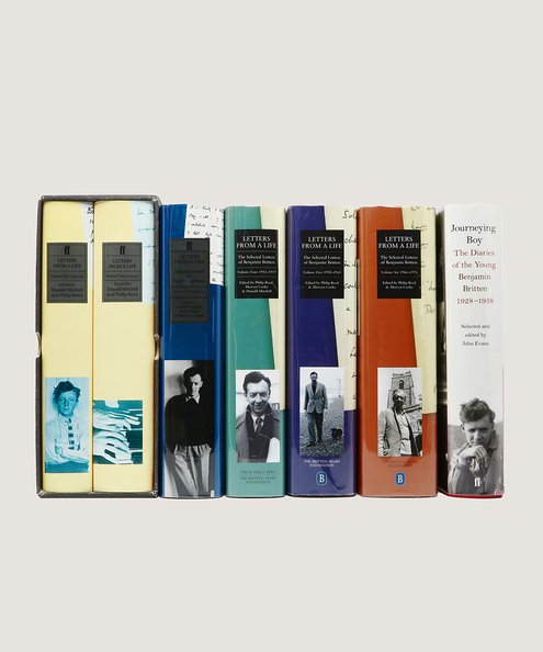  Letters from a Life: The Selected Letters and Diaries of Benjamin Britten 1913-1976 [Complete 6 volume set] [plus] Journeying Boy: The Diaries of the Young Benjamin Britten 1928-1938.  Britten, Benjamin; Mitchell, Donald (ed.); Reed, Philip (ed.); Cooke, Mervyn (ed.); Evans, John (ed.).