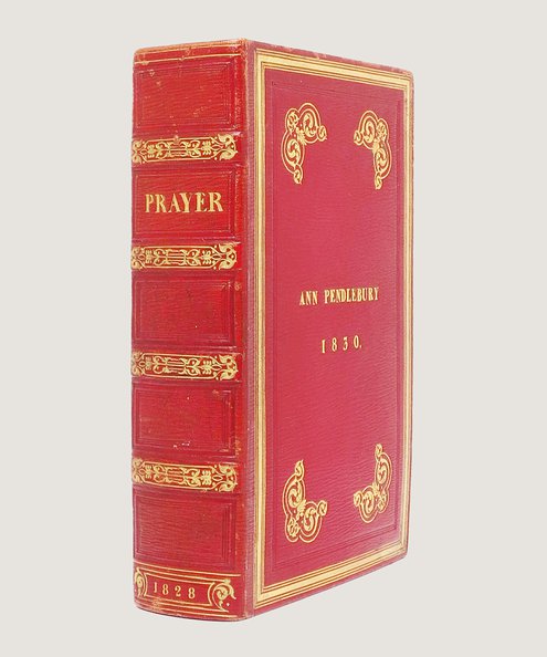  The Book of Common Prayer, [bound with] Psalter or Psalms of David, [and] A Companion to the Altar, [and] The Whole Book of Psalms [Sammelband of four works of Anglican divinity, bound for a woman].  [Church of England].