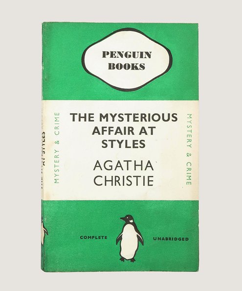  The Mysterious Affair at Styles.  Christie, Agatha.
