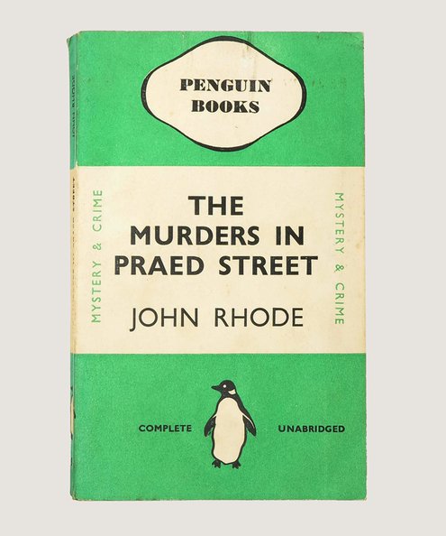 The Murders in Praed Street.  Rhode, John.