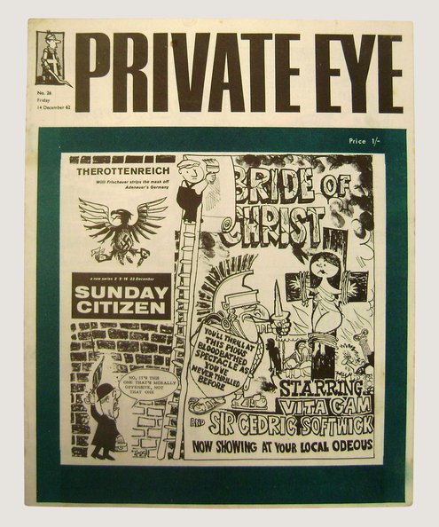  Private Eye Magazine (Volume 1 No. 26)  
