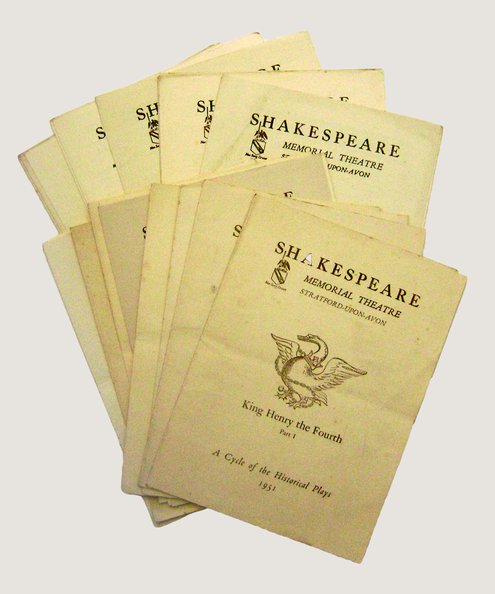 Shakespeare Memorial Theatre Programmes [29 individual programmes from the 1951-56 seasons].  Shakespeare Memorial Theatre.