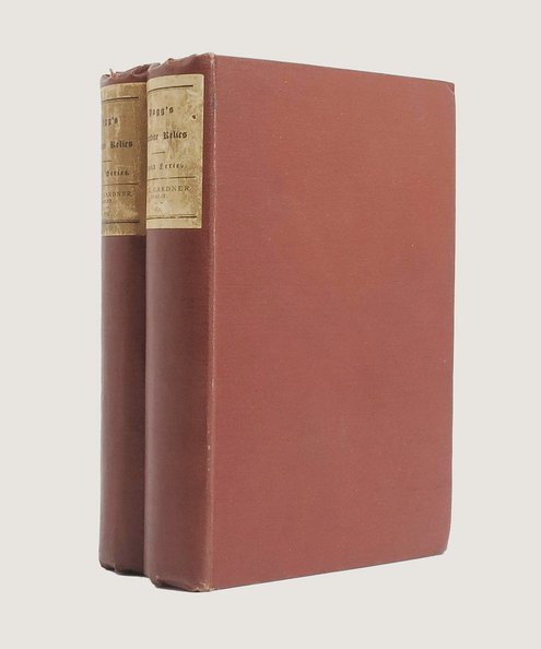  The Jacobite Relics of Scotland: Being the Songs, Airs, and Legends of the Adherents to the House of Stuart. Collected and Illustrated by James Hogg. Reprinted from the Original Edition. [First and Second Series].  Hogg, James
