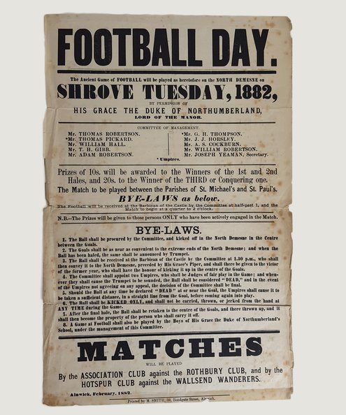  Shrove Tuesday Early Football Archive.  Anonymous.