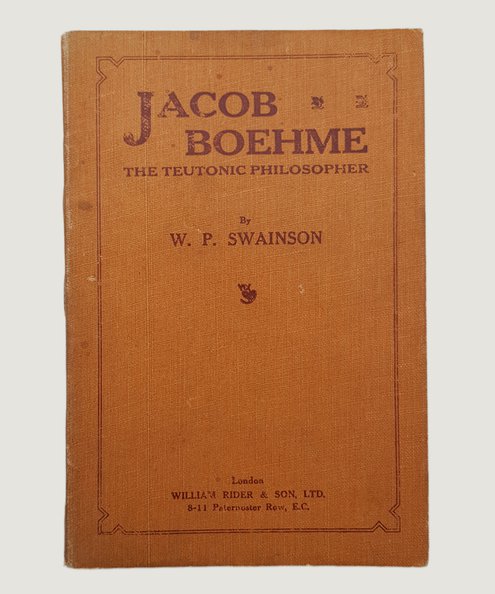  Jacob Boehme.  Swainson, W. P.