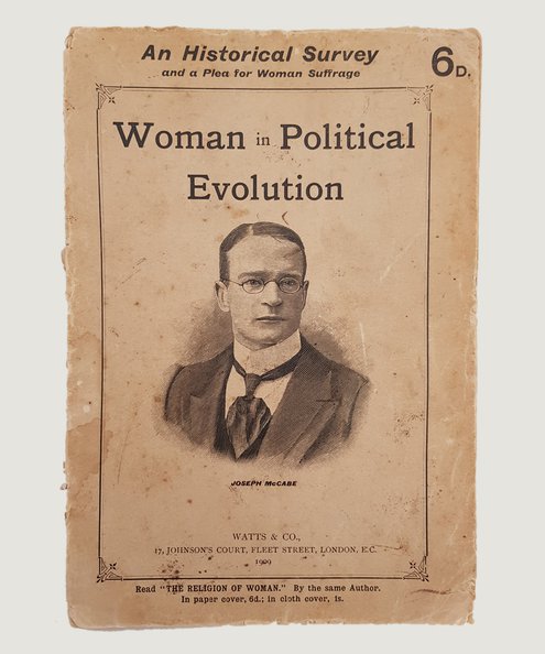  Woman in Political Evolution.  McCabe, Joseph.