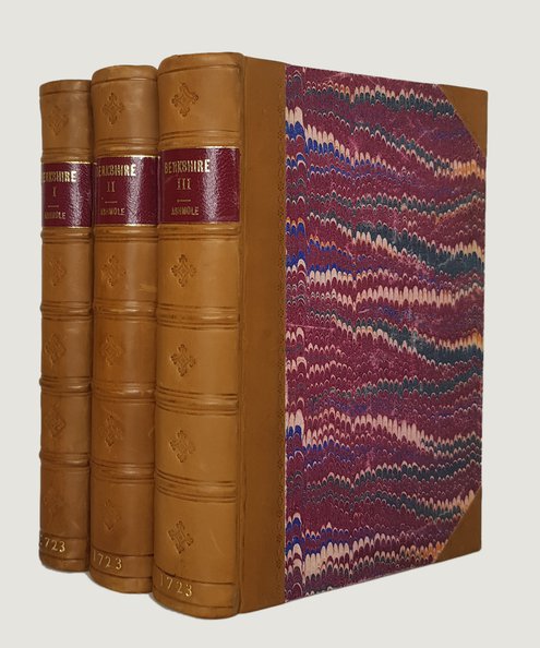  The Antiquities of Berkshire [complete in three volumes].  Ashmole, Elias.
