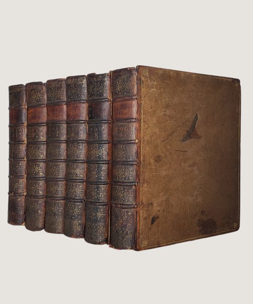  THE WORKS OF SHAKESPEARE. IN SIX VOLUMES. Carefully REVISED and CORRECTED by the former EDITIONS, and ADORNED with SCULPTURES designed and executed by the best hands.  Shakespeare, William.