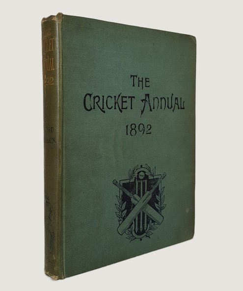  The Cricket Annual 1892.  Dewar, Wm (Editor).