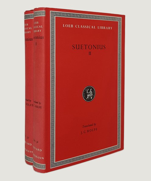  Suetonius [Loeb Classical Library, complete in two volumes].  Suetonius.