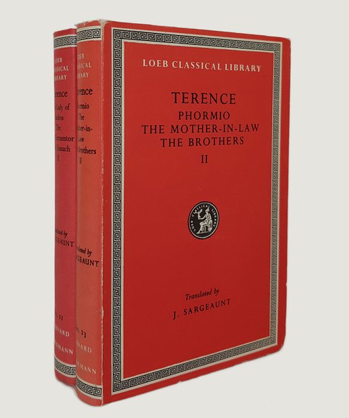  Terence. [Loeb Classical Library, complete in two volumes].  Terence.